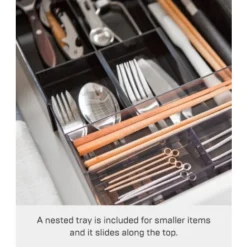 Yamazaki Tower Extended&Slide Portaposate, Acciaio, Nero -Wenko Negozio 78984276 5