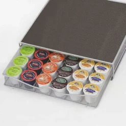 Cassetto Contenitore Estraibile Porta Capsule In Metallo 36 Posti Cialde Caffè -Wenko Negozio 79991249 3