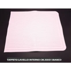 TAPPETO LAVELLO INTERNO CM.33X31 BIANCO