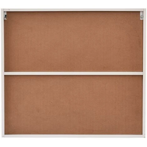 Pensile Da Cucina Armadio Sospeso Con Vetro Da Parete Mobiletto Colore Bianco 2 Pensile Da Cucina Armadio Sospeso Con Vetro Da Parete Mobiletto Colore Bianco - immagine 2