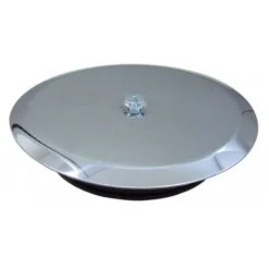 TAPPO Espansione POZZETTO Cromato Diametro 100 Mm Scarico WC Pavimento INOX