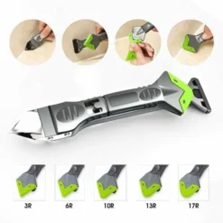 RHAFAYRE 5 In 1 Raschietto Per Fughe In Silicone, Nuovo Raschietto Per Angoli Per Colla Per Vetro Per Calafataggio Aggiornato, Raschietto Per Fughe Per Sigillante Siliconico -Wenko Negozio 80396719 5