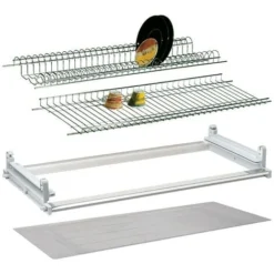 SCOLAPIATTI PER PENSILE IN KIT LUNGHEZZA CM. 86