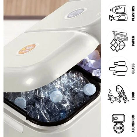 Patty 2 - Pattumiera Differenziata Collezione Aurora TONTARELLI 2 Patty 2 - Pattumiera Differenziata Collezione Aurora TONTARELLI - immagine 2