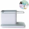 Utensili Da Cucina Portaoggetti Per Lavello Porta Spugne Organizzatore Per Portaoggetti Per Lavelli Portautensili Da Cucina Per Lavelli, Grigio