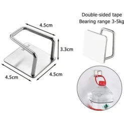 Porta Spugne Da Cucina In Acciaio Inossidabile Scarico Stendibiancheria Appendiabiti Autoadesivo Accessori Lavello Ganci Da Cucina -Wenko Negozio 81292237 2