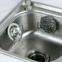 Porta Spugna Autoadesiva Da 2 Pezzi, Porta Spugna Per Lavello Da Cucina In Acciaio Inossidabile Senza Porta Spugna Scolapiatti - Argento 9 Porta Spugna Autoadesiva Da 2 Pezzi, Porta Spugna Per Lavello Da Cucina In Acciaio Inossidabile Senza Porta Spugna Scolapiatti - Argento -Wenko Negozio 82752859 5
