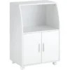 SoBuy Mobiletto Per Forno A Microonde,Carrello Da Cucina,credenza,FRG241-W