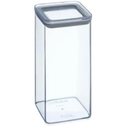 Lattina Ermetica Quadrata Eske 1,5l - Scatola Quadrata Eske 1500ml, Dimensioni L. 10 X L. 10 X H. 20 Cm - 5 Five Simply Smart