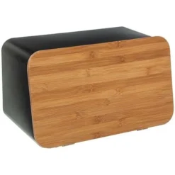 Scatola E Tagliere Per Il Pane Modern Color Nero 37 Cm - Neo - 5 Five Simply Smart