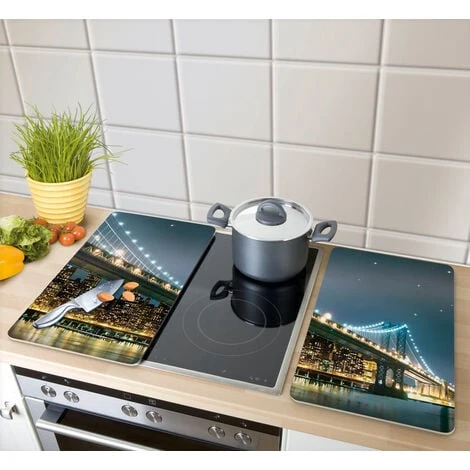 Coprifornelli In Vetro Universal Brooklyn WENKO 2 Coprifornelli In Vetro Universal Brooklyn WENKO - immagine 2