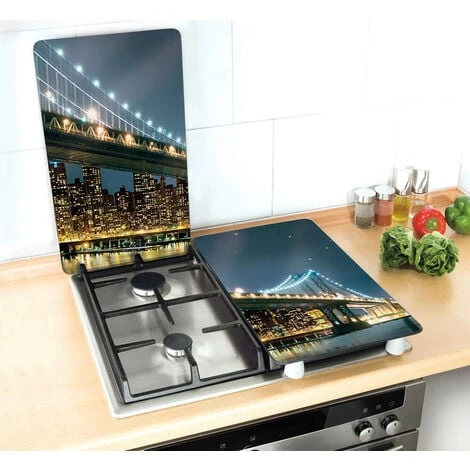 Coprifornelli In Vetro Universal Brooklyn WENKO 4 Coprifornelli In Vetro Universal Brooklyn WENKO - immagine 4