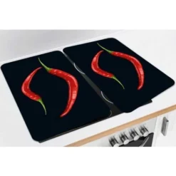 Coprifuochi Vetro Universale Pepperoni Duo, Set 2 Pezzi WENKO 7 Coprifuochi Vetro Universale Pepperoni Duo, Set 2 Pezzi WENKO -Wenko Negozio 8413274 3