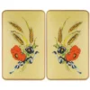 Glasabdeckplatte Universal Kornblumen, 2er Set WENKO