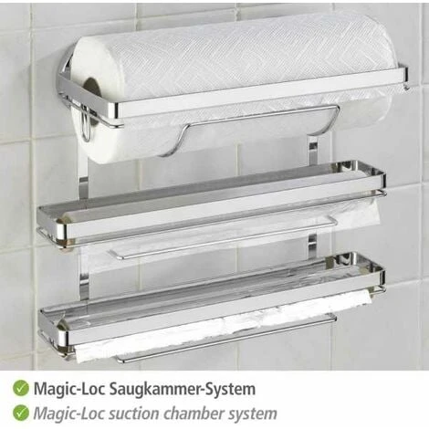 Magic-Loc Portarotolo Da Cucina Trio WENKO 3 Magic-Loc Portarotolo Da Cucina Trio WENKO - immagine 3