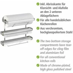 Magic-Loc Portarotolo Da Cucina Trio WENKO 8 Magic-Loc Portarotolo Da Cucina Trio WENKO -Wenko Negozio 8426712 4