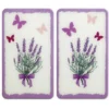 Glasabdeckplatte Universal Lavendel-Bouquet, 2er Set WENKO