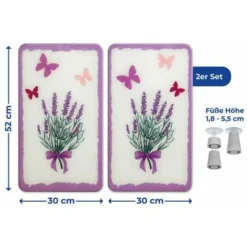 Glasabdeckplatte Universal Lavendel-Bouquet, 2er Set WENKO -Wenko Negozio 8427366 4