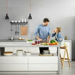 Portaspezie GTA, Portaspezie Da Parete Senza Foratura Portaspezie Con 8 Ganci Rimovibili, Può Posizionare Spezie, Appendere Spatole, Cucchiai E Altri Utensili Da Cucina -Wenko Negozio 85316100 5