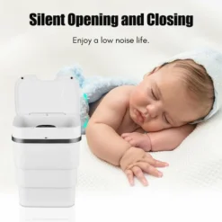 Bidone Della Spazzatura Con Sensore Di Movimento A Infrarossi Senza Contatto Automatico Bidone Della Spazzatura Pieghevole A 3 Strati Max. Batteria AA Da 9,5 Litri Alimentata A Batteria (batteria Non 7 Bidone Della Spazzatura Con Sensore Di Movimento A Infrarossi Senza Contatto Automatico Bidone Della Spazzatura Pieghevole A 3 Strati Max. Batteria AA Da 9,5 Litri Alimentata A Batteria (batteria Non -Wenko Negozio 85894004 3