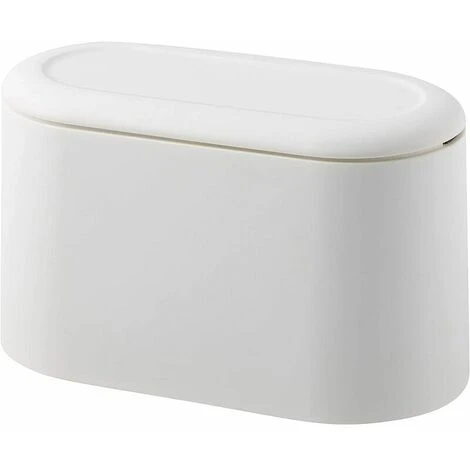 Mini Pattumiera Da Banco, Pressa, Coperchio Del Bidone Della Spazzatura, Porta Trucchi, Toeletta, Bagno, Cucina, Auto, Scrivania (bianco Trasparente) 1 Mini Pattumiera Da Banco, Pressa, Coperchio Del Bidone Della Spazzatura, Porta Trucchi, Toeletta, Bagno, Cucina, Auto, Scrivania (bianco Trasparente)