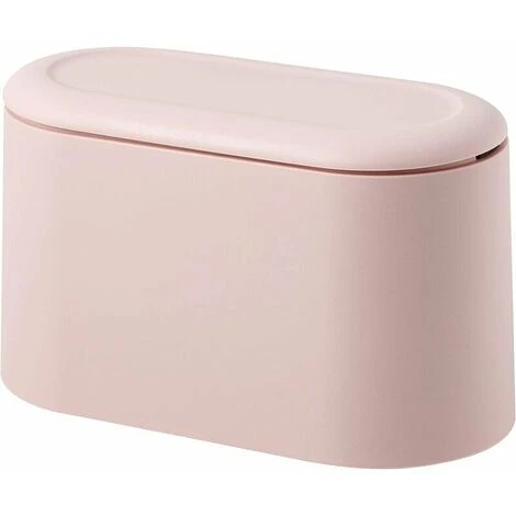 Mini Pattumiera Da Banco, Pressa, Coperchio Della Cartuccia, Pattumiera, Porta Trucco, Toeletta, Bagno, Cucina, Auto, Scrivania (rosa Chiaro) 1 Mini Pattumiera Da Banco, Pressa, Coperchio Della Cartuccia, Pattumiera, Porta Trucco, Toeletta, Bagno, Cucina, Auto, Scrivania (rosa Chiaro)