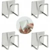 Set Di 4 Portaspugne Da Cucina Piccoli Adesivi In Acciaio Inossidabile 304 Portaspugne Impermeabili Per Lavello Portaspugne Da Cucina Per Utensili Da Cucina (argento) 13Thirteen