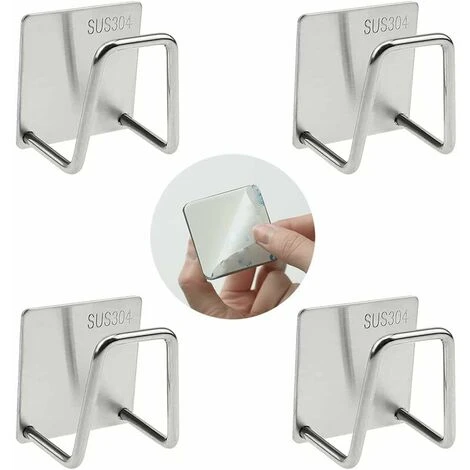 Set Di 4 Portaspugne Da Cucina Piccoli Adesivi In Acciaio Inossidabile 304 Portaspugne Impermeabili Per Lavello Portaspugne Da Cucina Per Utensili Da Cucina (argento) 13Thirteen 1 Set Di 4 Portaspugne Da Cucina Piccoli Adesivi In Acciaio Inossidabile 304 Portaspugne Impermeabili Per Lavello Portaspugne Da Cucina Per Utensili Da Cucina (argento) 13Thirteen