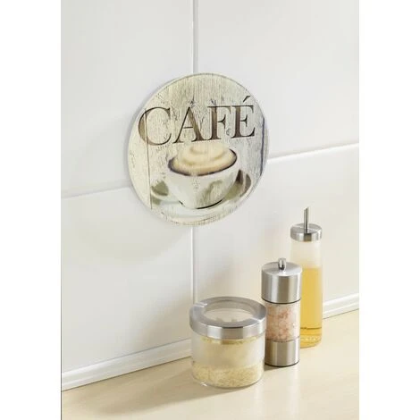 WENKO Salvamanteles/Tabla De Corte Vidrio 20 Cm. Café, Multicolore, 20.3x22.7x0.8 Cm 4 WENKO Salvamanteles/Tabla De Corte Vidrio 20 Cm. Café, Multicolore, 20.3x22.7x0.8 Cm - immagine 4