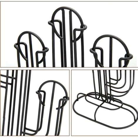 Bakaji Portacapsule Porta Capsule Caffe' Forma Cactus Dispenser Stand In Metallo 40 Posti Colore Nero Dimensione 42 X 10 X 19,5 Cm Design Moderno 2 Bakaji Portacapsule Porta Capsule Caffe' Forma Cactus Dispenser Stand In Metallo 40 Posti Colore Nero Dimensione 42 X 10 X 19,5 Cm Design Moderno - immagine 2