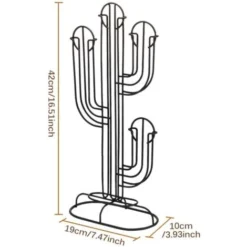 Bakaji Portacapsule Porta Capsule Caffe' Forma Cactus Dispenser Stand In Metallo 40 Posti Colore Nero Dimensione 42 X 10 X 19,5 Cm Design Moderno 9 Bakaji Portacapsule Porta Capsule Caffe' Forma Cactus Dispenser Stand In Metallo 40 Posti Colore Nero Dimensione 42 X 10 X 19,5 Cm Design Moderno -Wenko Negozio 86327207 5