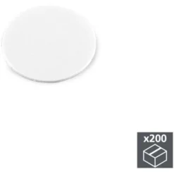 Emuca 4026415 Tappo Coprivite Adesivo, Ø13mm, Bianco, Confezione Di 200 Pezzi -Wenko Negozio 86329089 4