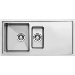 Respekta ALINEO100, Lavandino, Acciaio INOX, Acciaio Inox, 100 Cm 7 Respekta ALINEO100, Lavandino, Acciaio INOX, Acciaio Inox, 100 Cm -Wenko Negozio 86622828 3