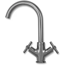 KuKoo - Lavandino Da Cucina In Acciaio Inossidabile 105cm X 50cm Con Rubinetto Victoria -Wenko Negozio 87220058 5