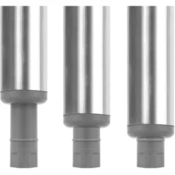 Kukoo - Set Tavolo & Ripiano Per Cucina Commerciale Con Mensole In Acciaio Inox Da Cucina Ristorante, Acciaio Inossidabile Resistente Alla Corrosione Per Albergo Bar Hotel Catering Pub - Doppia - 180c -Wenko Negozio 87220068 5