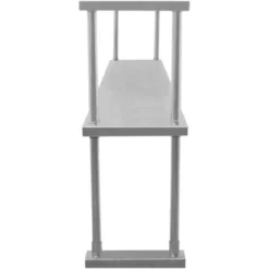 Kukoo - Ripiano Con Mensole Per Tavolo In Acciaio Inox Da Cucina Ristorante, Acciaio Inossidabile Resistente Alla Corrosione Per Albergo Bar Hotel Catering Pub Largo - Doppia - 150cm -Wenko Negozio 87502952 5