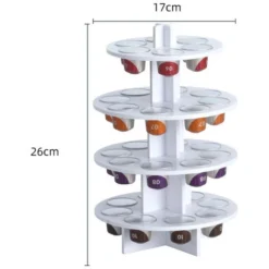 Portacapsule Per Caffè Portacapsule Rotante In Acrilico Portacapsule Per Caffè (1021T Portacapsule Per Caffè Trasparente Tipo Torta) -Wenko Negozio 87573916 3