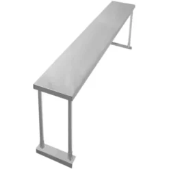 Kukoo - Ripiano Con Mensole Per Tavolo In Acciaio Inox Da Cucina Ristorante, Acciaio Inossidabile Resistente Alla Corrosione Per Albergo Bar Hotel Catering Pub Largo - Singola - 150cm -Wenko Negozio 88011713 5