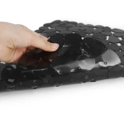 Tappetino Per Lavello Stone Noir, Protegge Il Lavello, Tagliabile, In Plastica, 30 X 40cm, Nero -Wenko Negozio 88577929 4