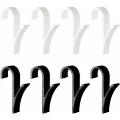 LITZEE Ganci Per Asciugamani Da Bagno Set Di 8 Ganci Per Scaldasalviette Per Radiatore, Ganci Per Radiatore, Ganci Per Asciugamani Per Radiatore, Ganci Per Radiatore Da Bagno, Portasciugamani Da Bagno