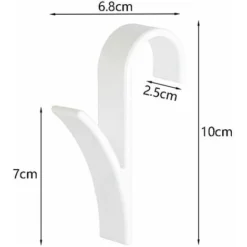 LITZEE Ganci Per Asciugamani Da Bagno Set Di 8 Ganci Per Scaldasalviette Per Radiatore, Ganci Per Radiatore, Ganci Per Asciugamani Per Radiatore, Ganci Per Radiatore Da Bagno, Portasciugamani Da Bagno -Wenko Negozio 90638815 5