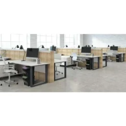 Bama Set Pattumiera Poker Office 2x20lt In Plastica Nera Con Sportellini Colorati -Wenko Negozio 90751403 4