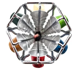 Rack Per La Conservazione Delle Capsule Di Caffè 37,51515cm Ferro 60pcs Argento -Wenko Negozio 91005112 4