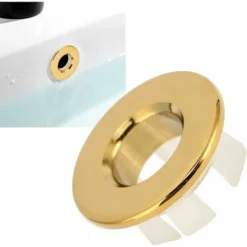 Anello Troppopieno Lavello In Ottone Heavy Duty (Oro), Ladacèe -Wenko Negozio 91205120 4