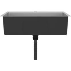 Lavello Da Cucina Lavandino Cucina - Lavorato A Mano In Acciaio Inox BV818987 - BonneVie -Wenko Negozio 91380577 4