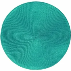 Set Di 4 Tovagliette Americane Rotonde In Cotone, Tovagliette In Tessuto Facili Da Pulire, Tovagliette Naturali Resistenti Al Calore, Tovagliette Antiscivolo (blu)