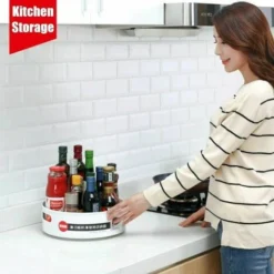 Organizzatori Per Cucine E Armadi, Giradischi Lazy Susan Per Parti, Spezie, Ecc. Base Girevole Per Armadio, FacilePulito. -Wenko Negozio 92037014 5