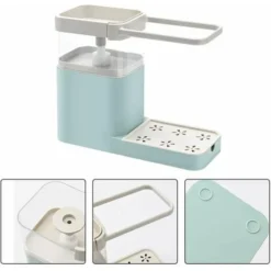 Rack Per Lavello, Portaspugne Per Lavello, Scolapiatti Per Riporre Panni, Portasapone In Spugna, Organizer Per Lavelli Da Cucina, Appendiabiti, Organizer Per Caddy Per Lavello (verde) -Wenko Negozio 92040672 3