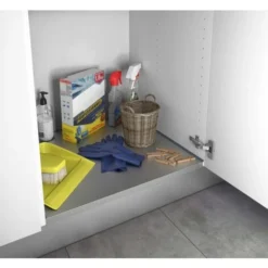 Evotrade Protezione Sottolavello Cucina In Alluminio, SOTTOLAVELLO Base Con ALZATINA (562x530) MADE IN ITALY -Wenko Negozio 92213794 4
