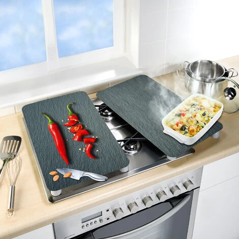 Wenko Lastre Copri Fuochi Per Piani Cottura Cayenne 2 Wenko Lastre Copri Fuochi Per Piani Cottura Cayenne - immagine 2